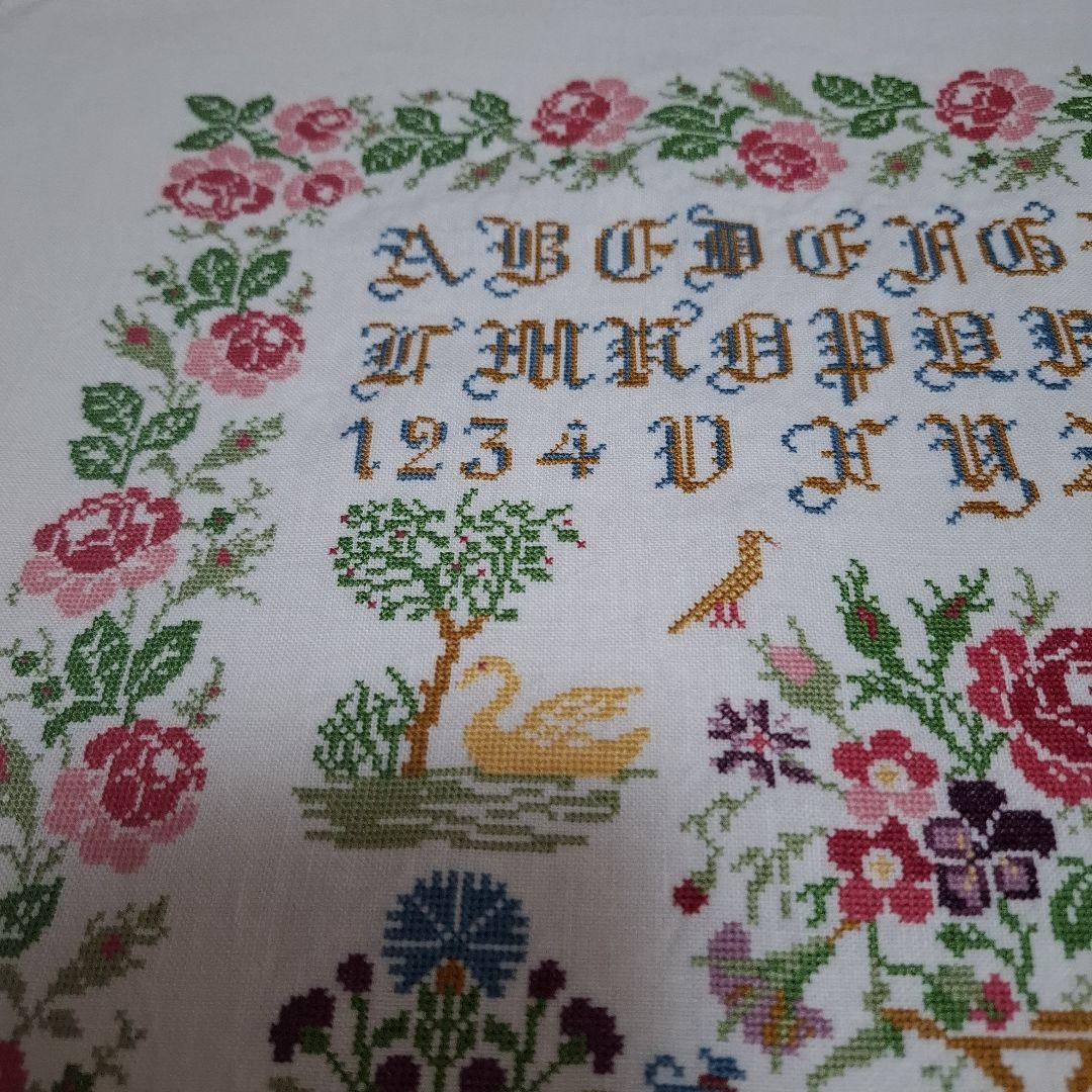 ゆか　クロスステッチ完成品