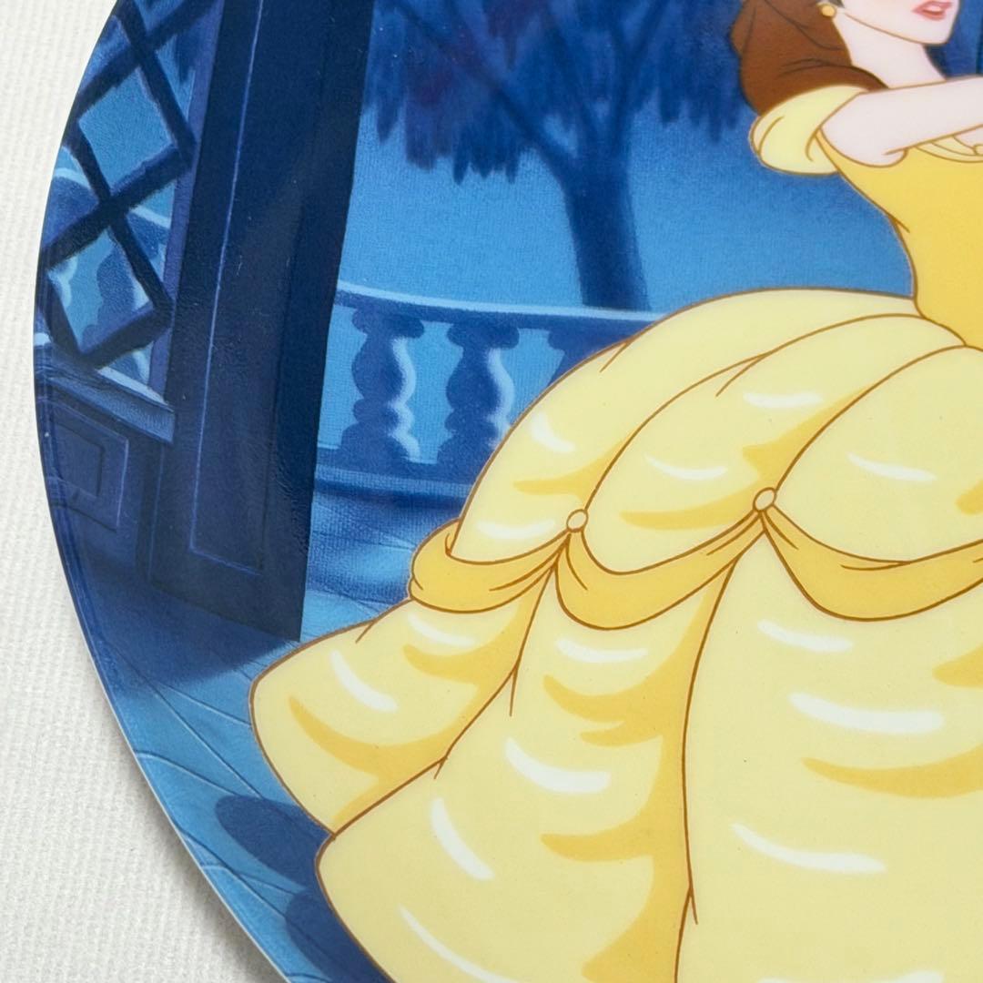 希少☆ディズニー 美女と野獣 絵皿 Learning to Love 認定書付
