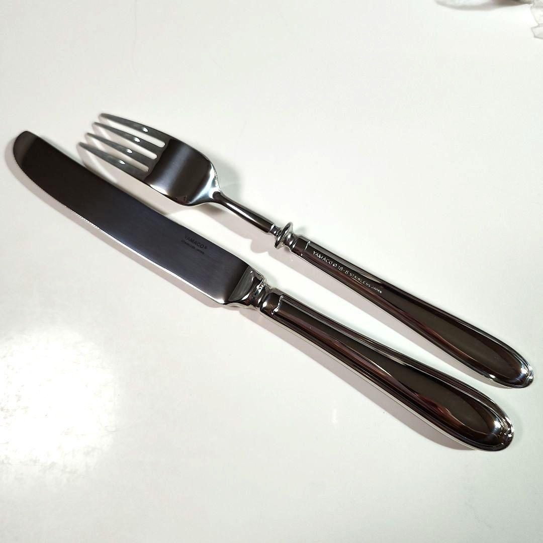 新品未使用 YAMACO ステンレス ナイフ&フォーク 6セット