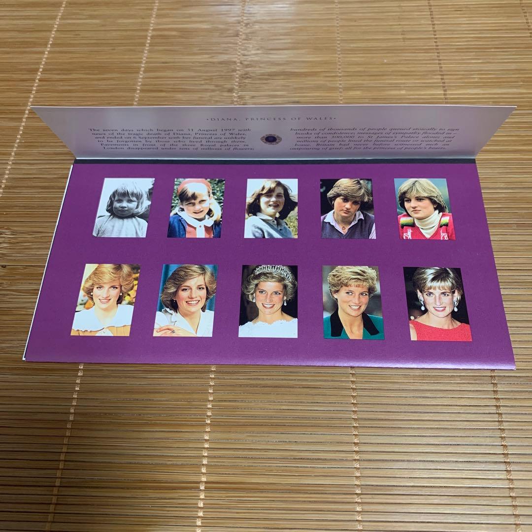 未使用 プリンセスダイアナ切手 ダイアナ妃追悼記念切手 イギリス