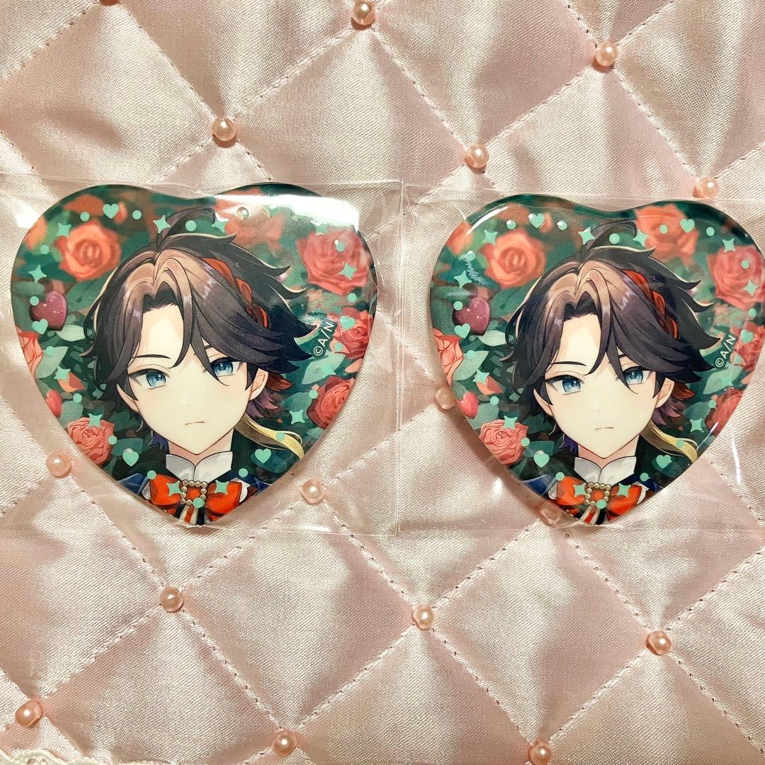 にじさんじ バレンタイン ハート型缶バッジ レア 三枝明那 - メルカリ