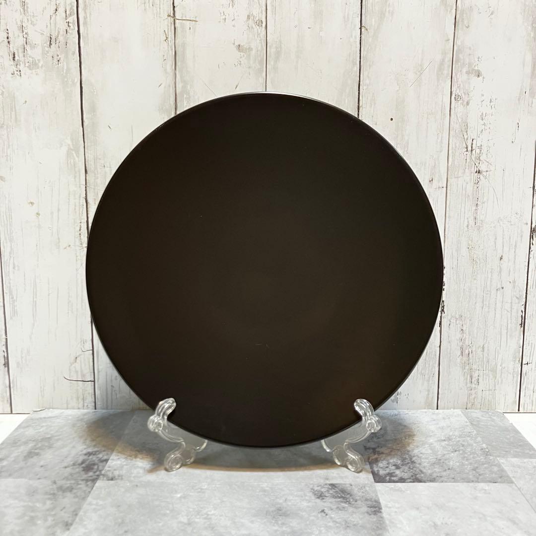 美品　大皿　黒　マット　7枚セット　30.5cm