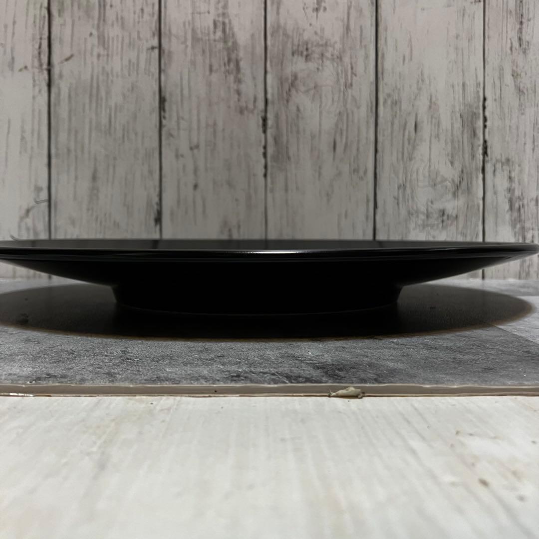 美品　大皿　黒　マット　7枚セット　30.5cm