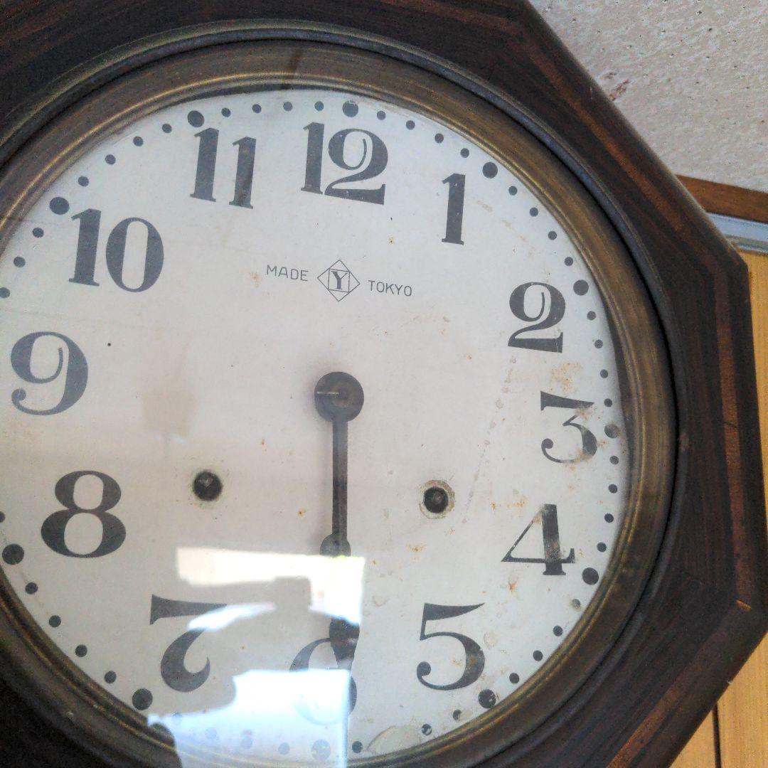昭和レトロな柱時計　八角型　(⁠ ⁠ꈍ⁠ᴗ⁠ꈍ⁠)　Vintage