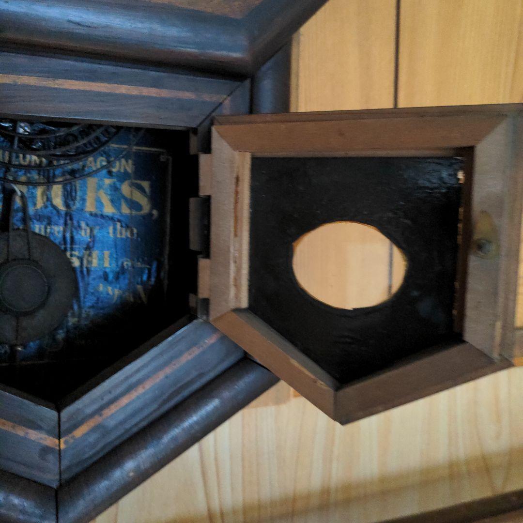 昭和レトロな柱時計　八角型　(⁠ ⁠ꈍ⁠ᴗ⁠ꈍ⁠)　Vintage