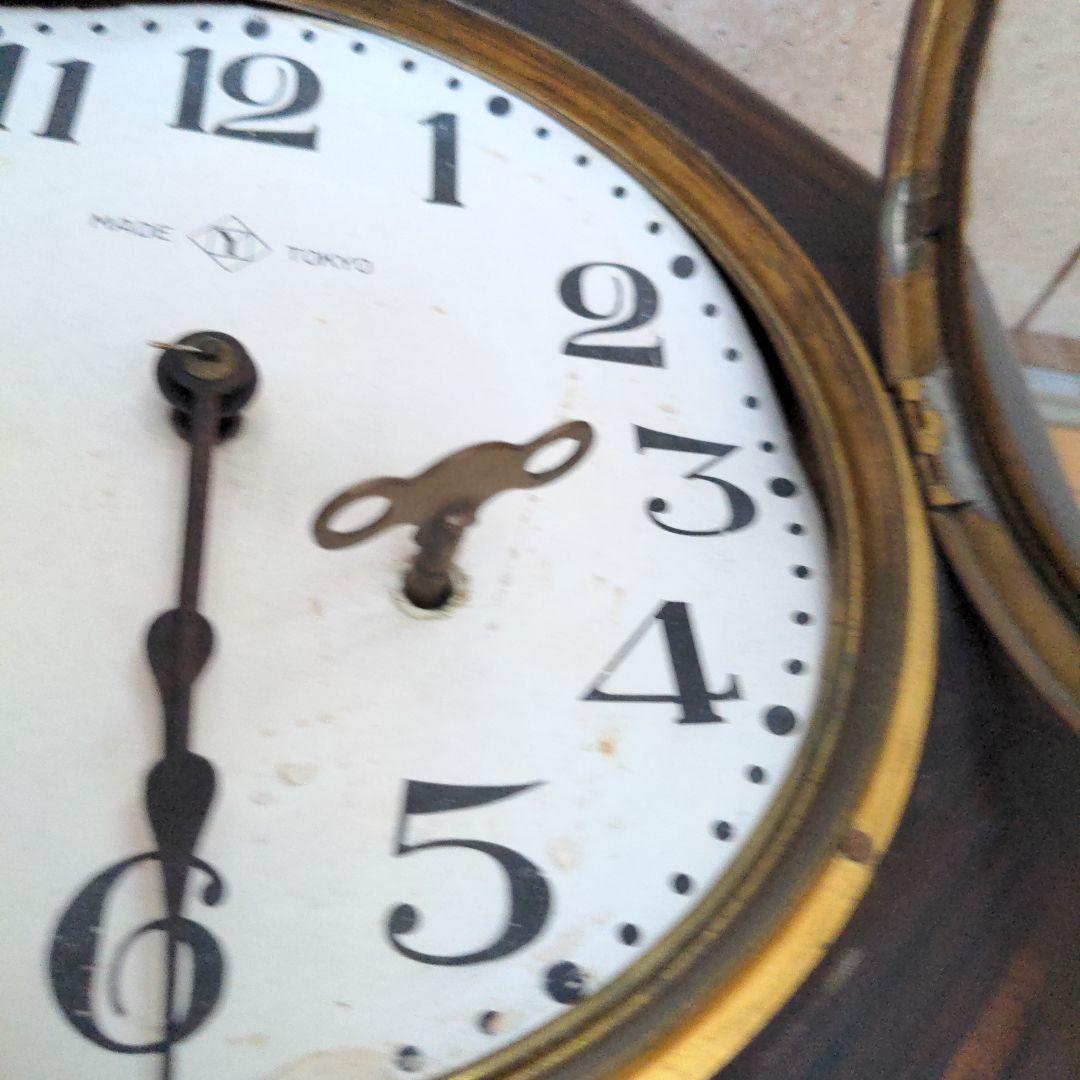 昭和レトロな柱時計　八角型　(⁠ ⁠ꈍ⁠ᴗ⁠ꈍ⁠)　Vintage