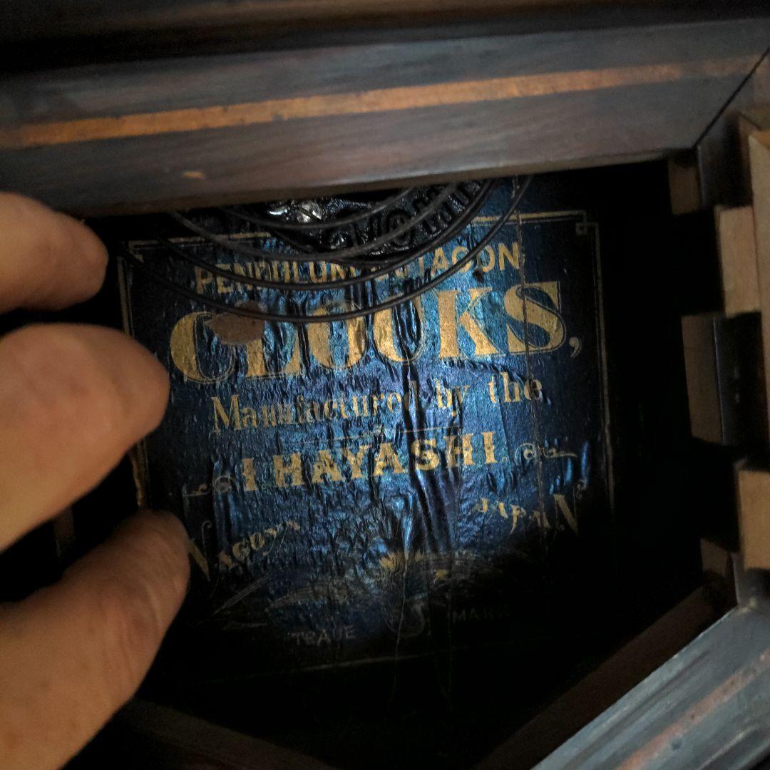 昭和レトロな柱時計　八角型　(⁠ ⁠ꈍ⁠ᴗ⁠ꈍ⁠)　Vintage