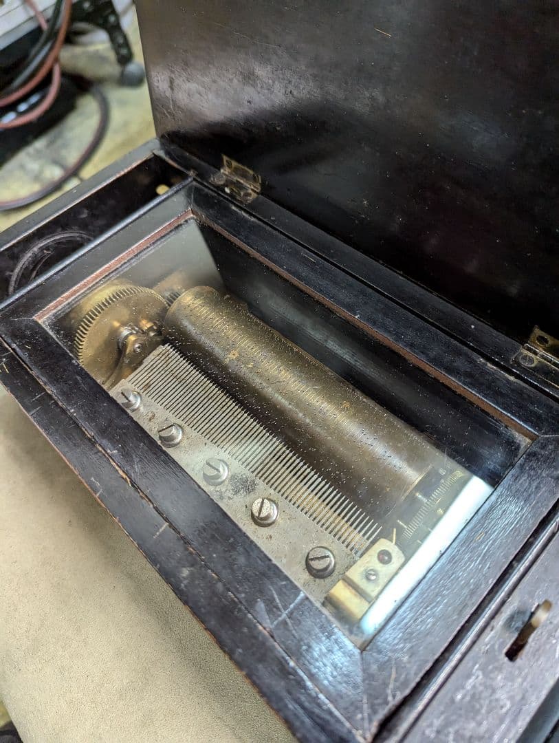 アンティーク　シリンダー　オルゴール