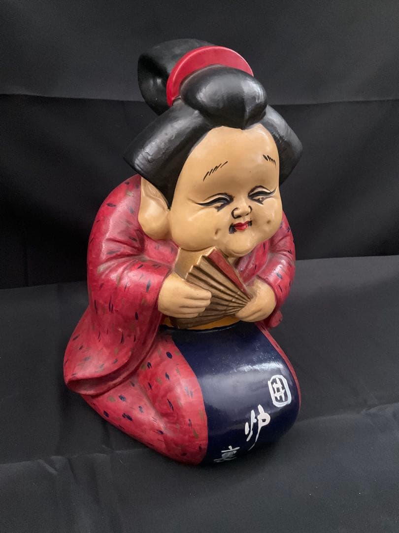 お福さん　陶器製 春画人形 お多福 子孫繁栄 安産祈願 御開帳
