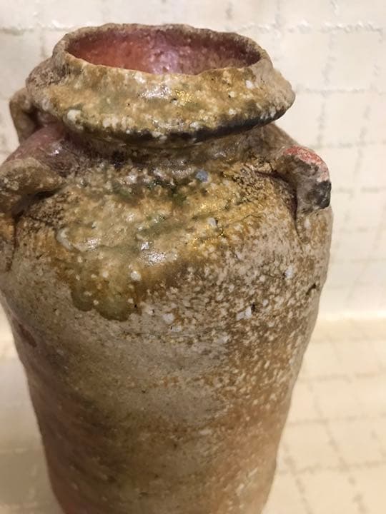 杉本貞光　作　信楽　花入