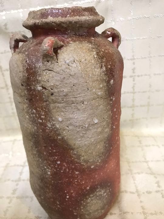 杉本貞光　作　信楽　花入