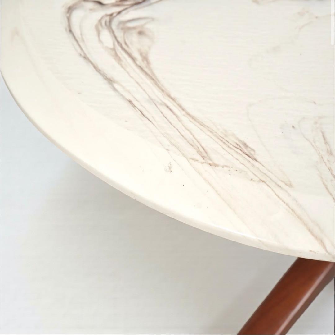 北欧ヴィンテージ 天然石天板 ローテーブル｜デンマーク ミッドセンチュリー