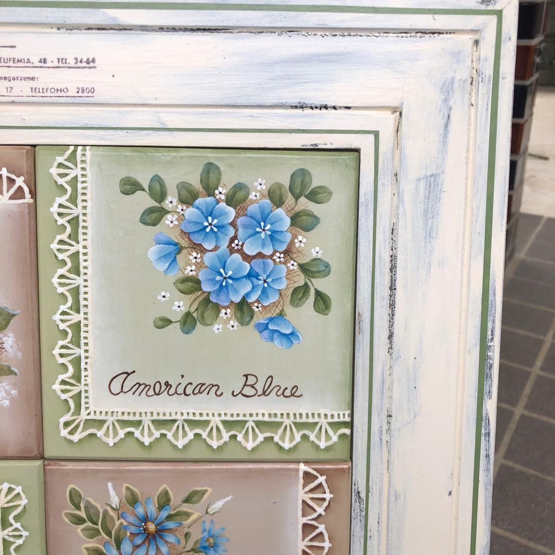 トールペイント★岸本照美「ブルーフラワーサンプラー」