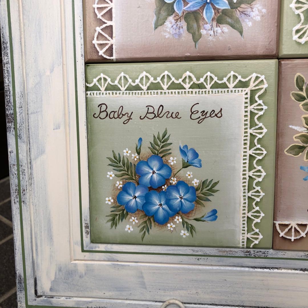 トールペイント★岸本照美「ブルーフラワーサンプラー」