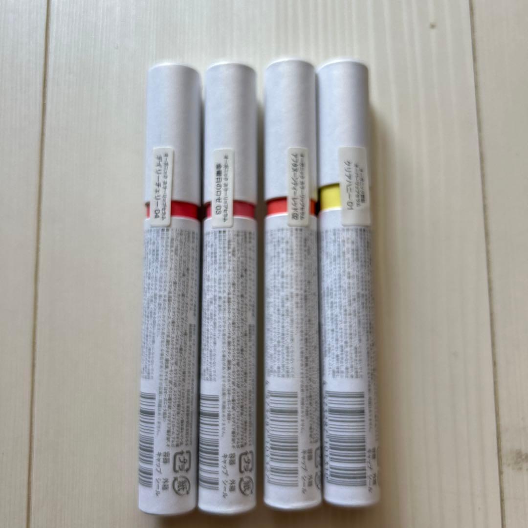 bior organics カラーリップセラム　4本セット