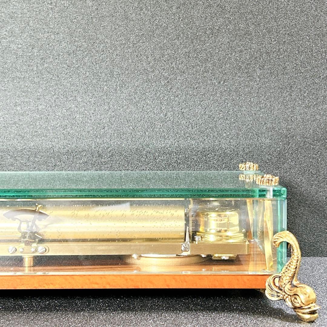 最高峰 REUGE 144弁 ガラスオルゴール 椿姫/ナブッコ/トロヴァトーレ