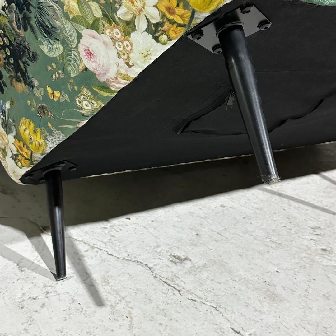 ☆東馬☆ 3人掛け 花柄ソファ クッション付 ボタニカル 高級