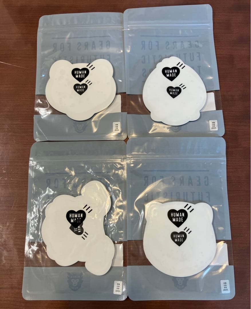 【新品】humanmade ラバー　コースター　4枚セット　コップ敷き　アニマル
