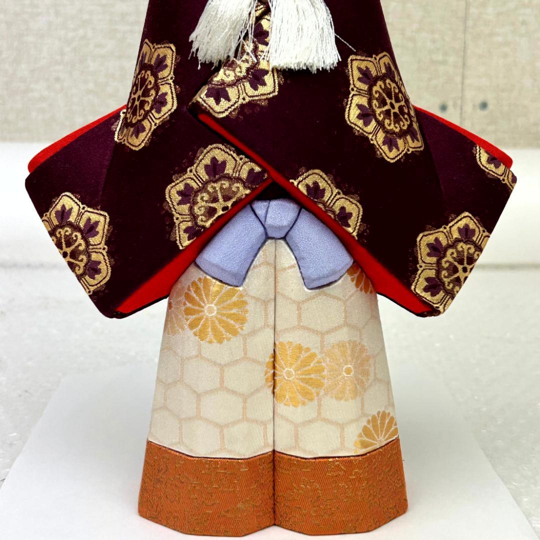 東玉　鈴木賢一作　江戸木目込雛人形　親王飾り　寿々喜雛　男雛と女雛の立ち雛　立雛