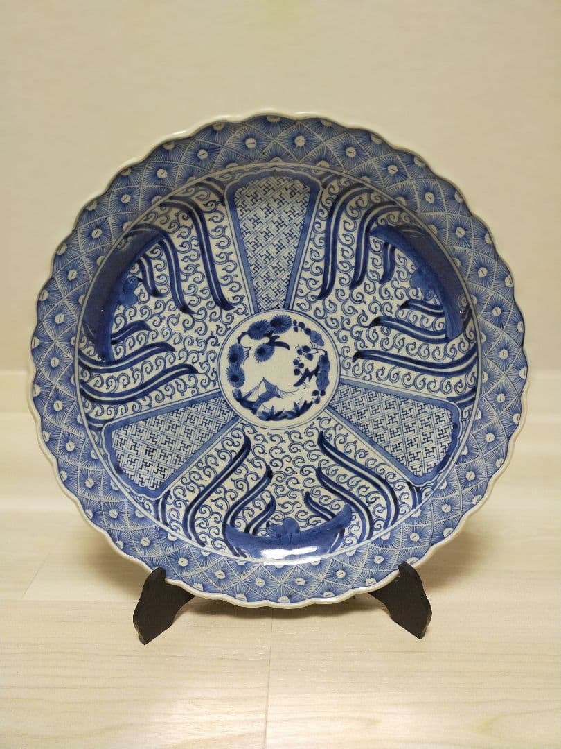 古伊万里　飾り皿　大皿　40cm