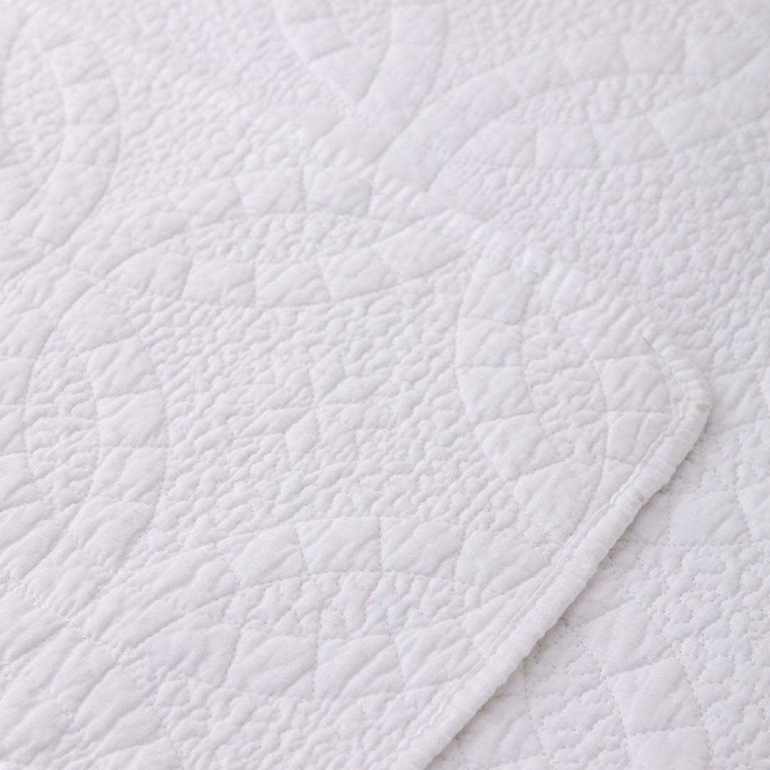 キルトベッドカバー3点セット綿マルチカバー キルティング 284B