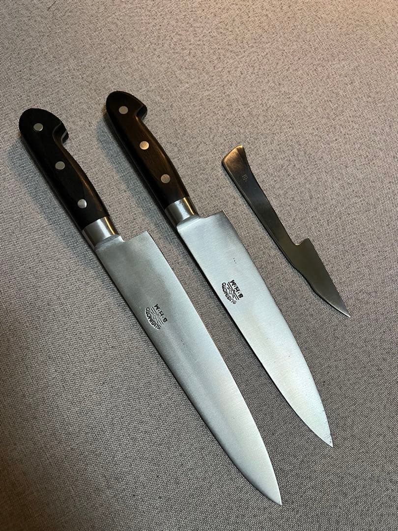 杉本SHM牛刀2本と界孝行1本白鋼製Sugimoto shm - メルカリ