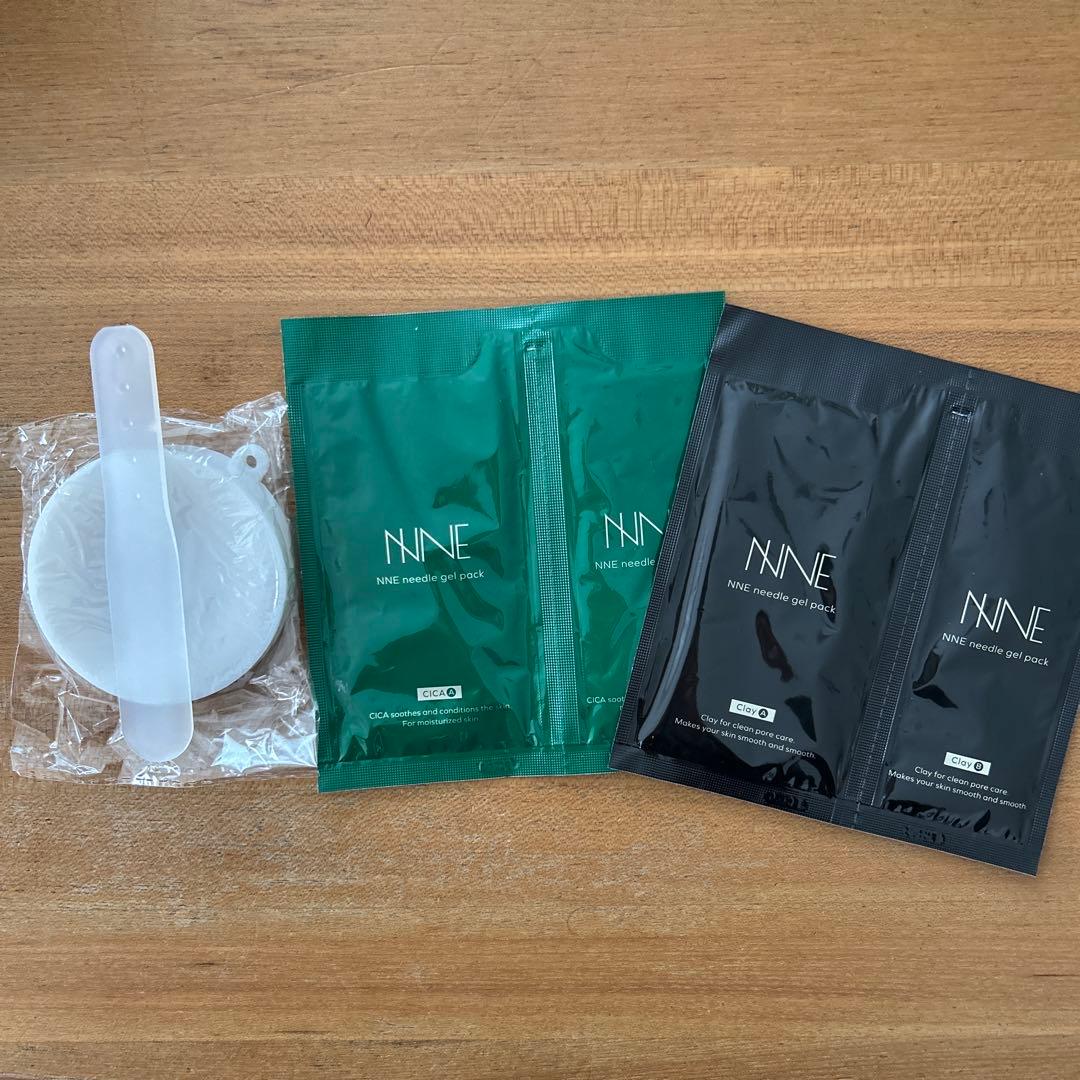 NNEニードル炭酸パック　32個セット（新品カップ、スパチュラ付）