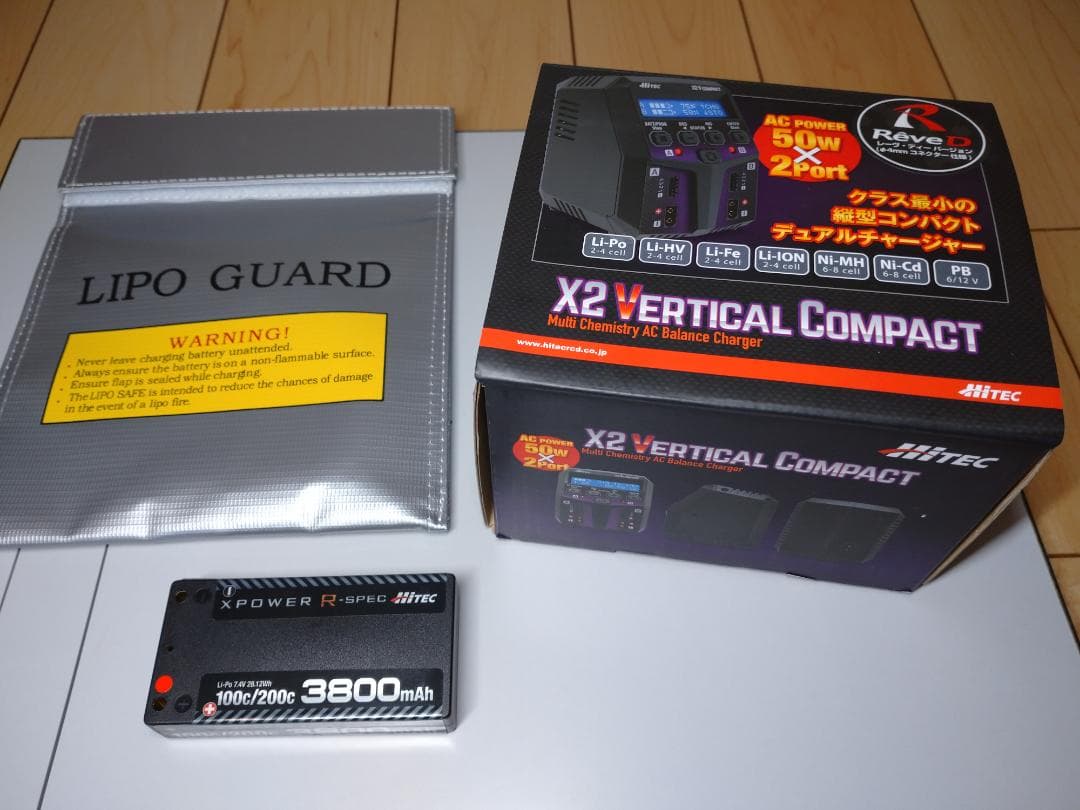 美品】ドリフト 充電器 ReveDバージョン HiTEC Li-Po電池 - メルカリ