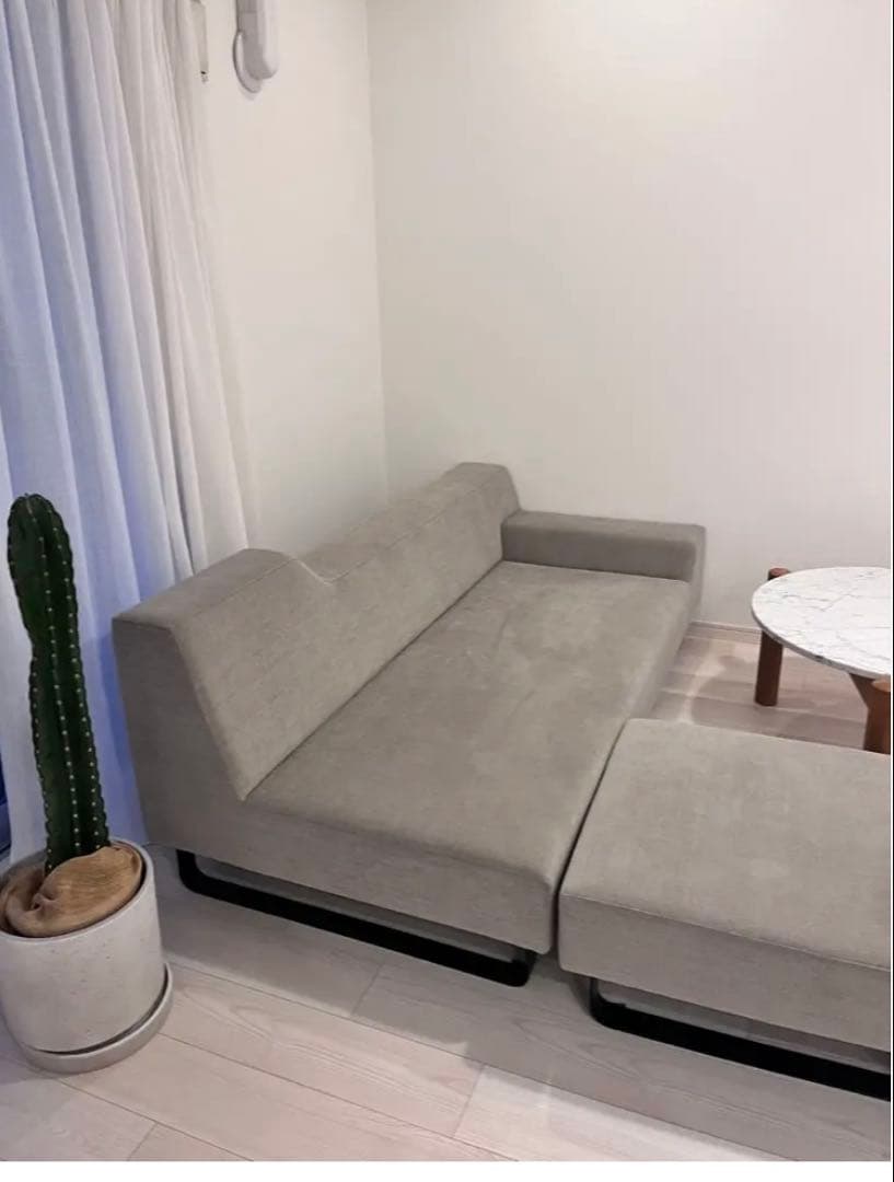 【美品】FLANNEL SOFA シエスタ　オットマン