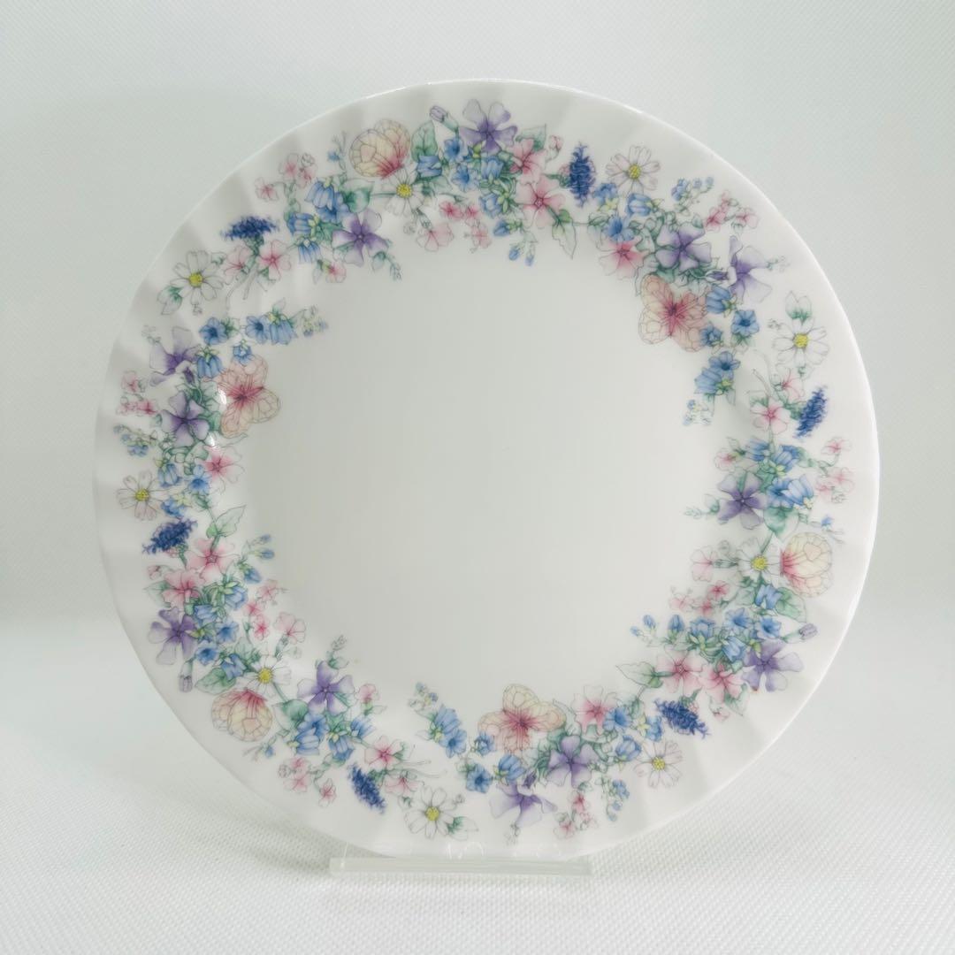 ウェッジウッド アンジェラ 17cm プレート パン皿 ケーキ皿 黒壺 美品