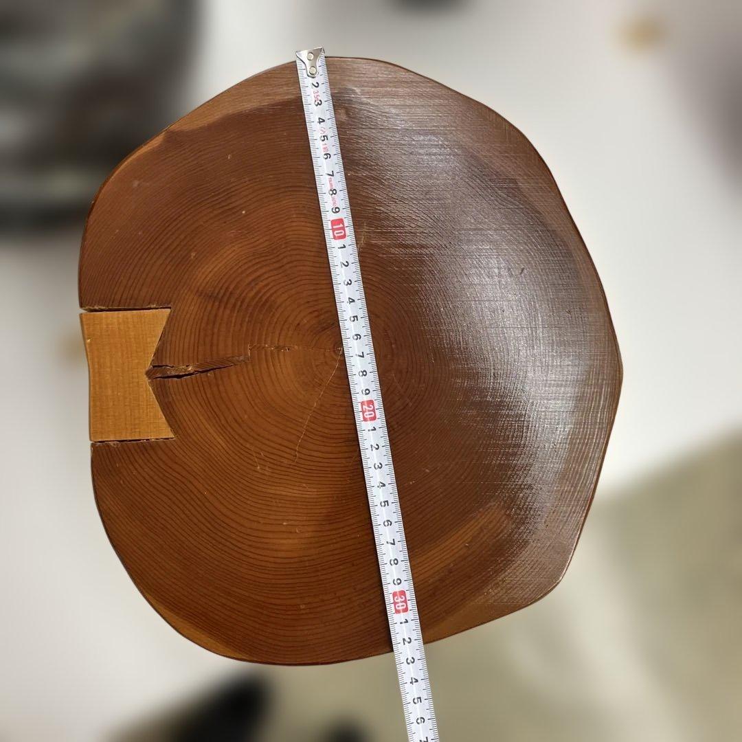 お値下げしました。さわら丸太椅子