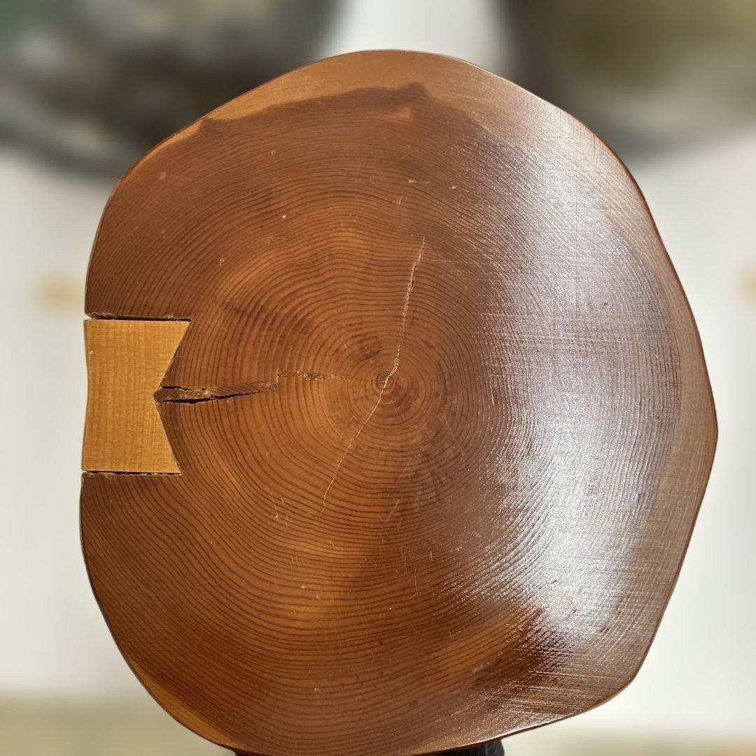 お値下げしました。さわら丸太椅子