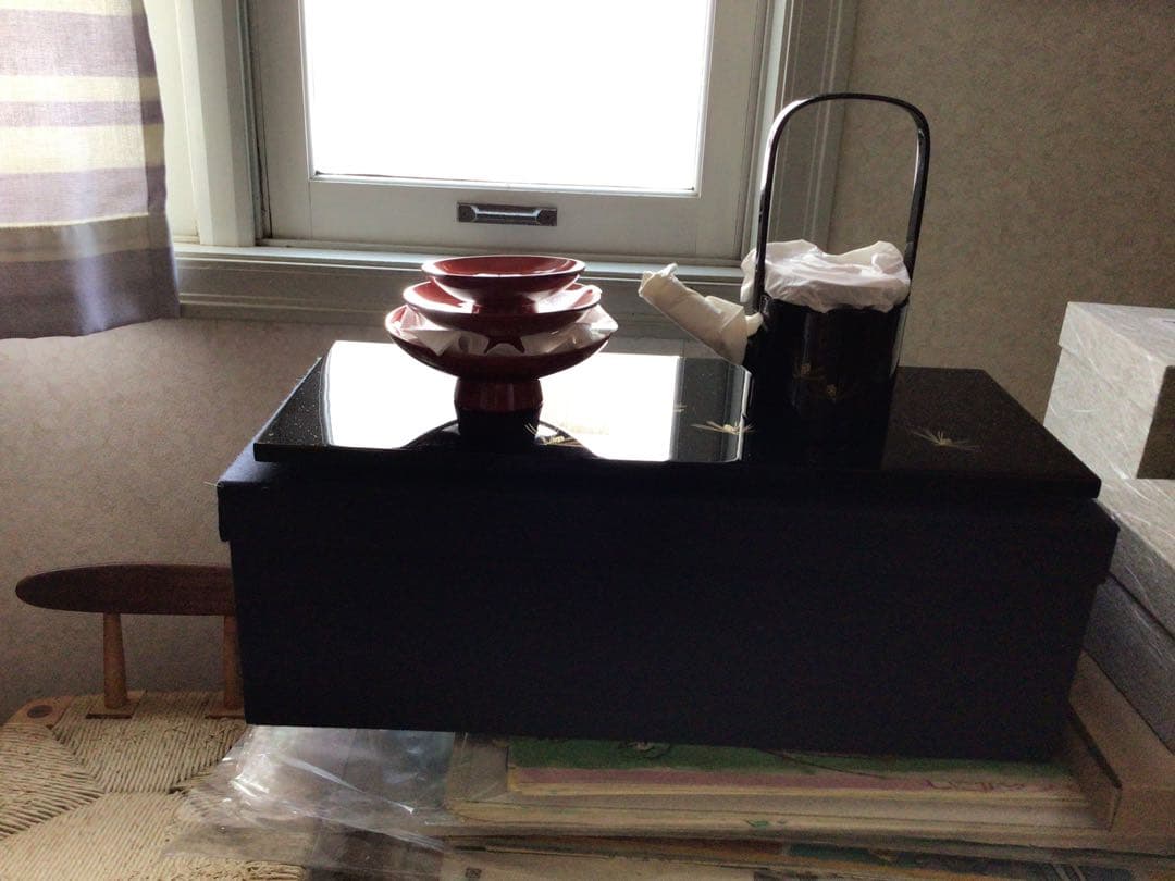 ⭕️⭕️【新品】高級 輪島塗中島忠平漆器店 屠蘇器沈金 錦松漆 お屠蘇⭕️⭕️