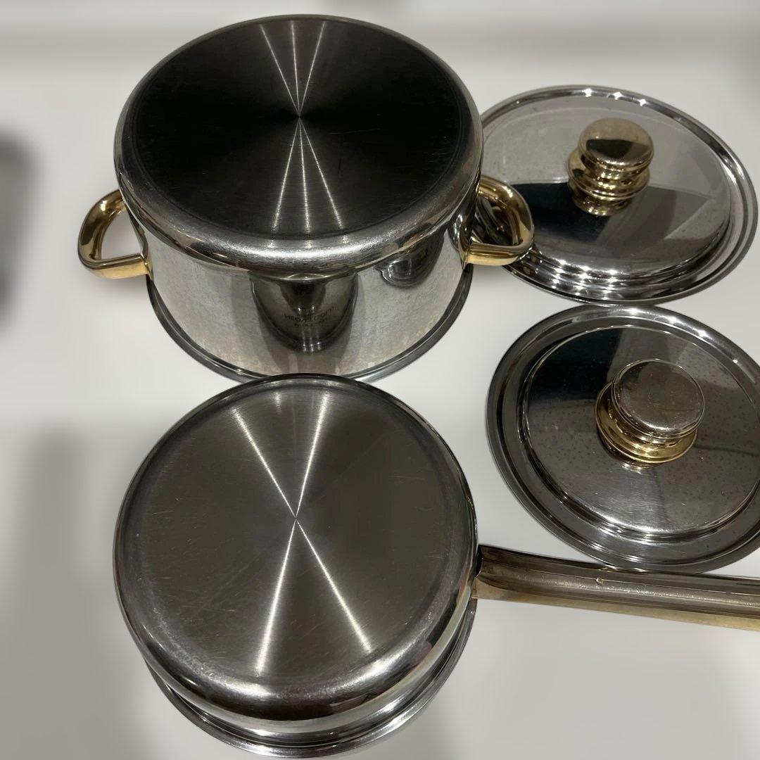 VitaCraft ネオバゴールド 鍋 2点セット※IH不可