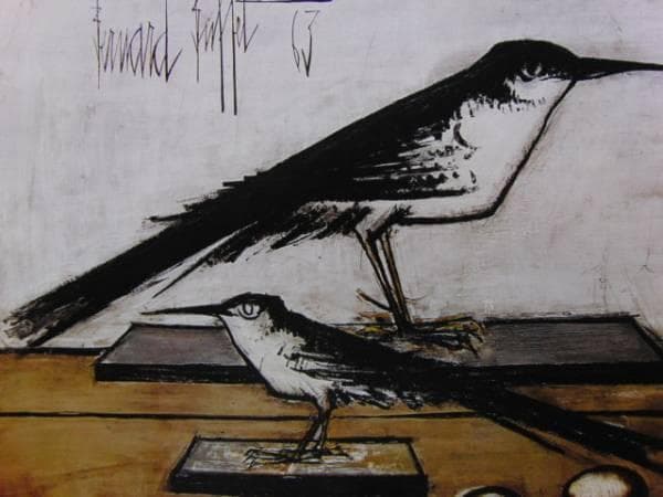 ベルナール・ビュッフェ,LE MUSEUM-Les hirondelles de - メルカリ