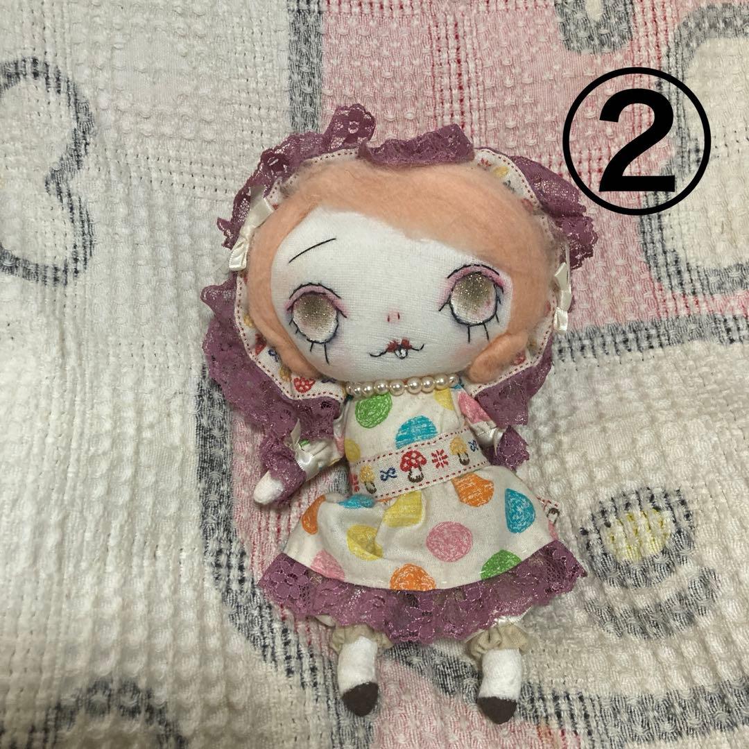 創作人形作家　SeriYA Dolls GALLERY 布　人形3体　文化人形風