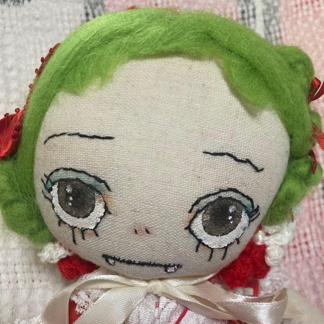 創作人形作家　SeriYA Dolls GALLERY 布　人形3体　文化人形風