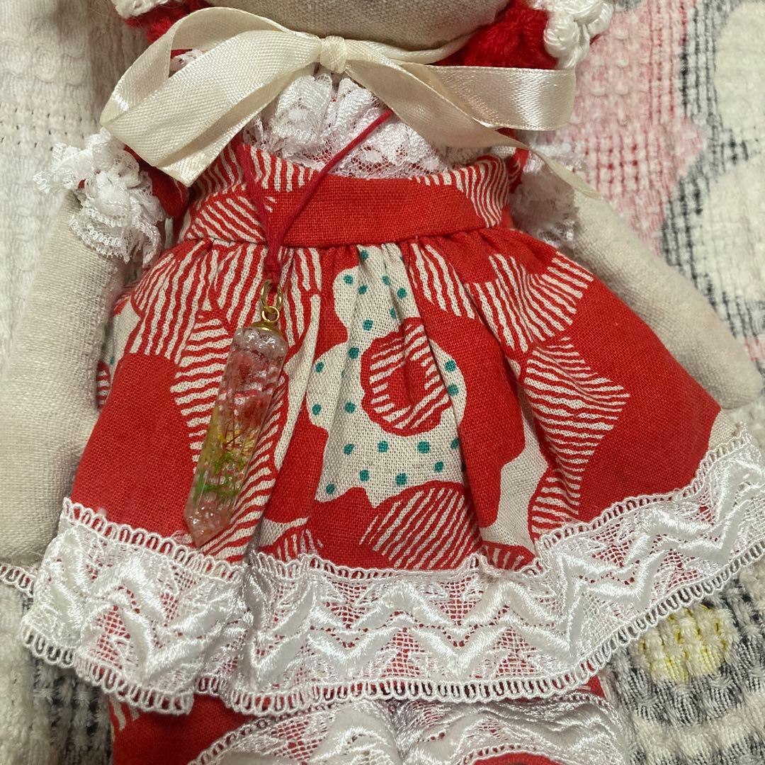 創作人形作家　SeriYA Dolls GALLERY 布　人形3体　文化人形風