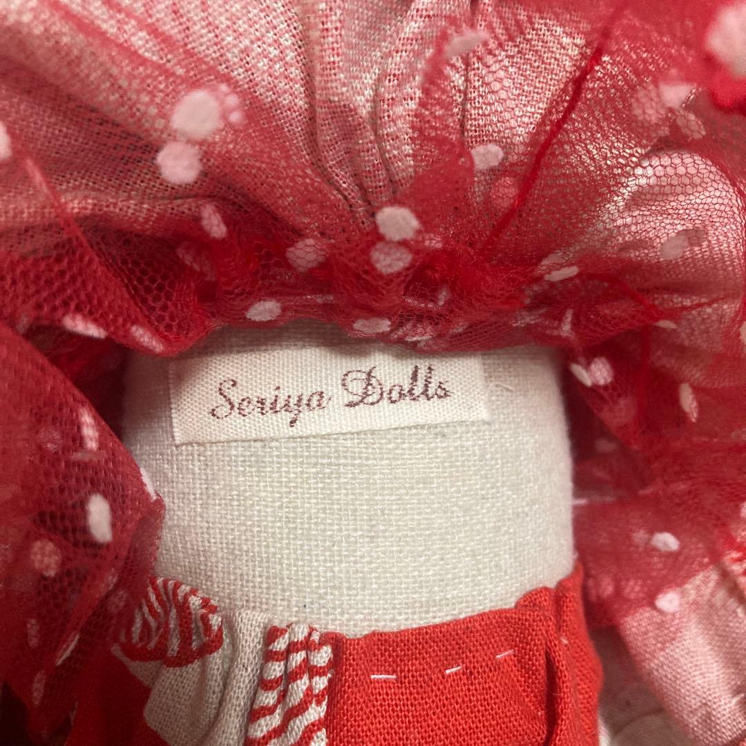 創作人形作家　SeriYA Dolls GALLERY 布　人形3体　文化人形風