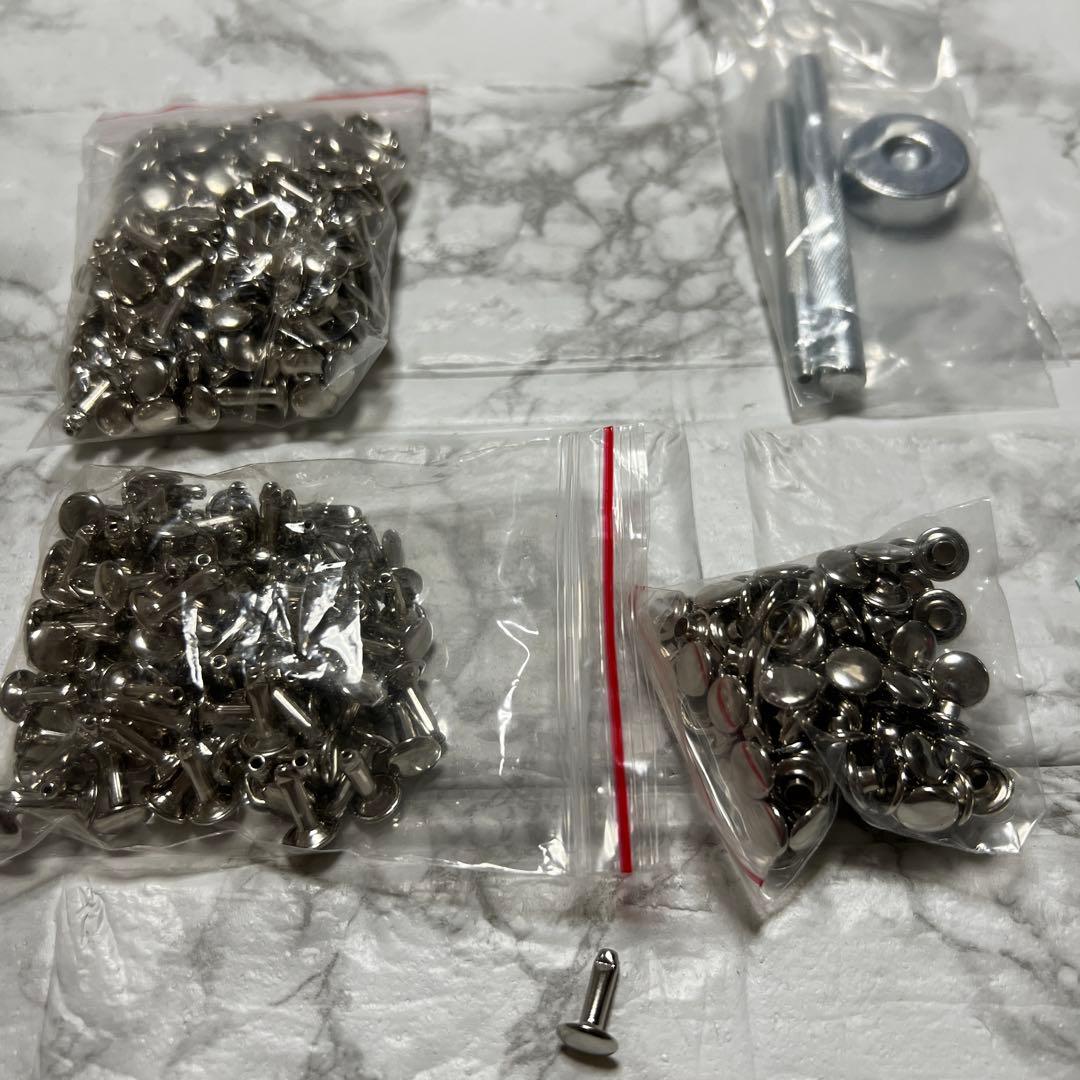 金属スナップボタン 200個セットレザーリベット12 x 8mm レザークラフト