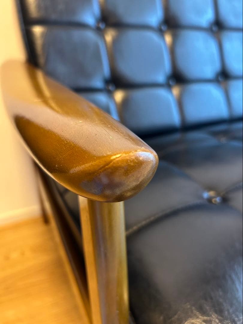 SPOT カリモク60 Kチェア 2シーター スタンダードブラック