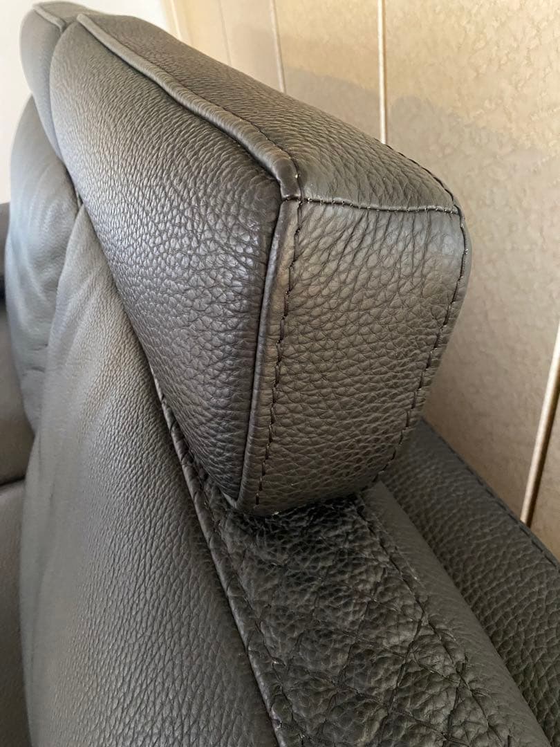 展示品】ケルビン ジョルマーニ 黒総革 購入約50万円 高級ソファ 美品