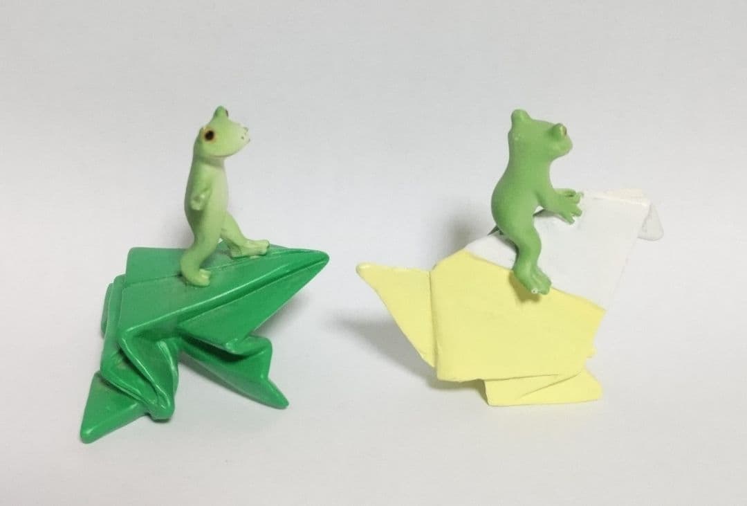 カエルのコポー　折り紙　コンプ　４体セットで　　コポー　置物　匿名配送