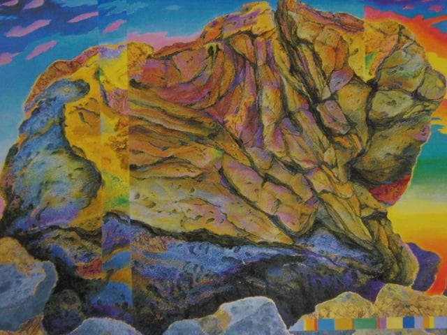 田中茂、【塊】、希少な限定額装用画集画、新品高級額 額装付、状態良好