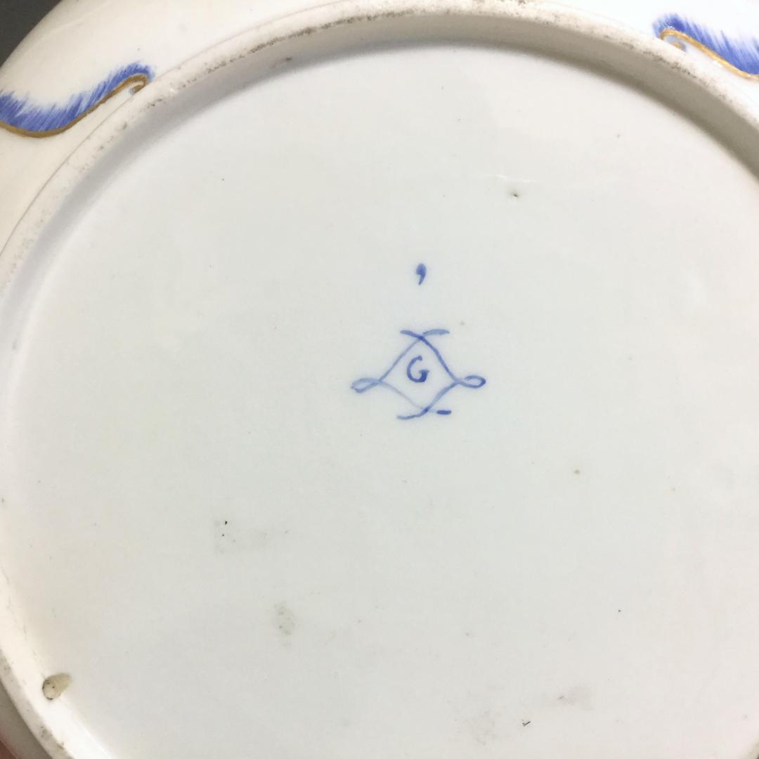 セーブル Sevres 1760年 キャベツの葉パターン サラダボウル