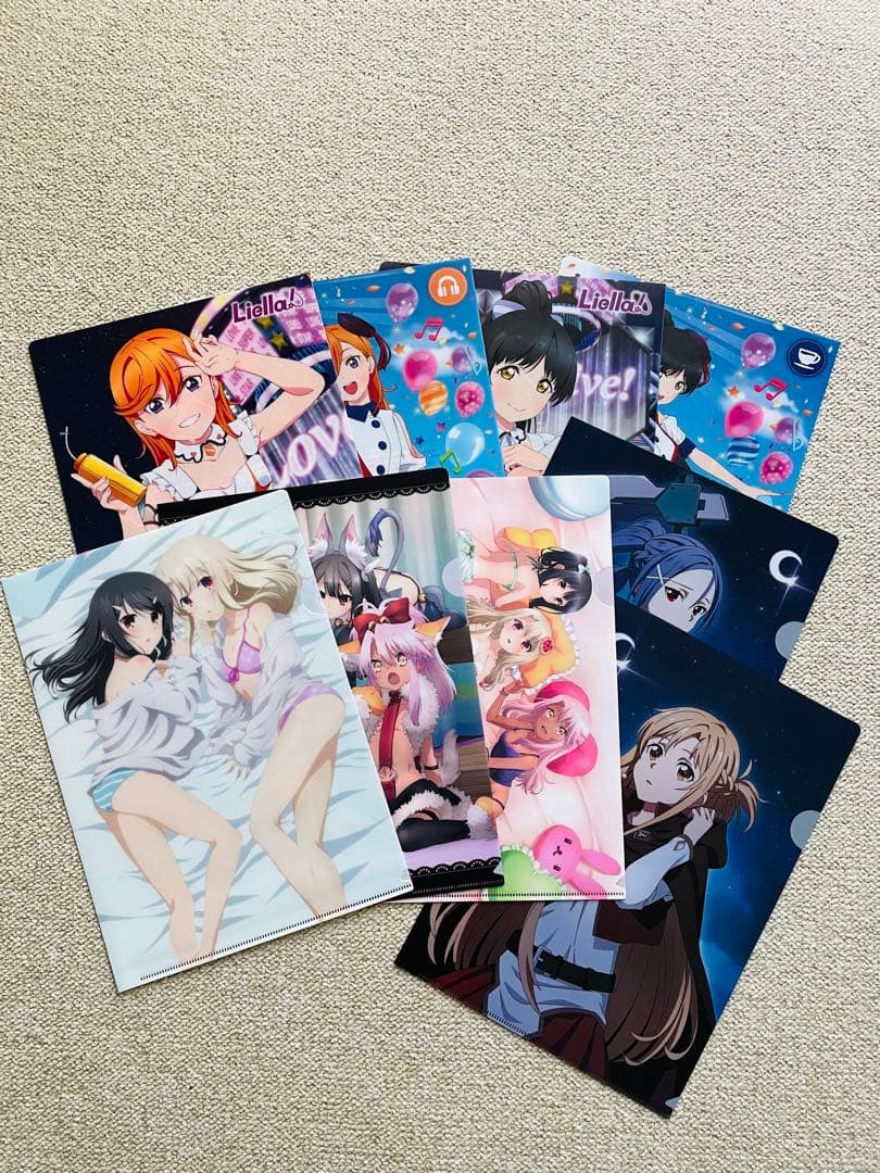 限定キャラクターグッズクリアファイルまとめ売り