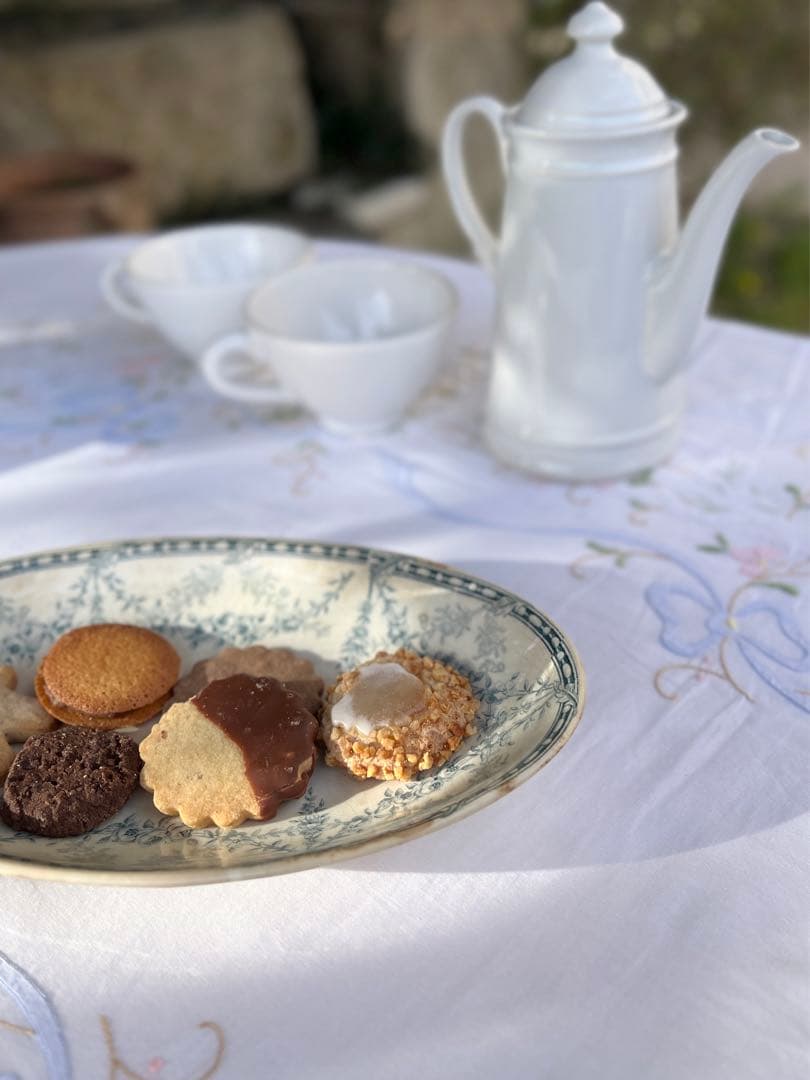 ◆フランスアンティーク｜ラスト1点100年前クレイユエモントロー、楕円、ラヴィエ