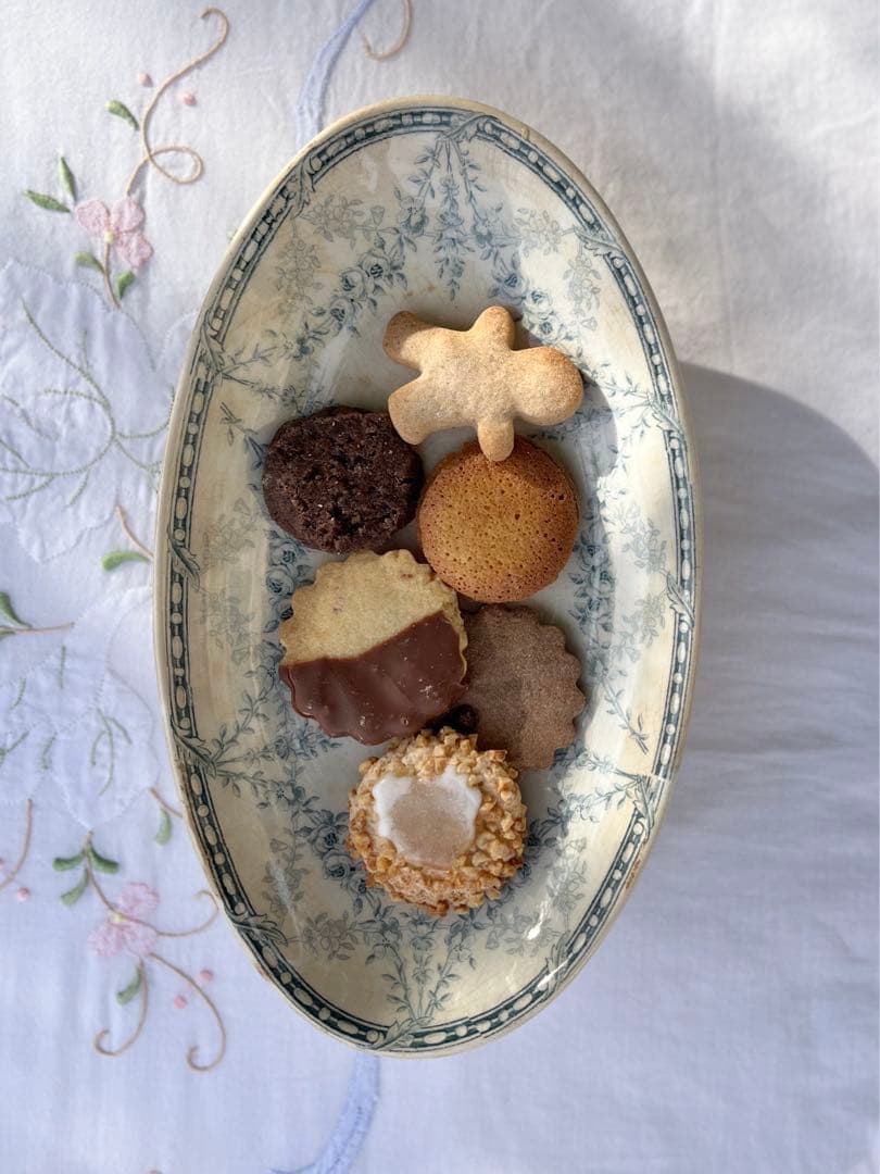 ◆フランスアンティーク｜ラスト1点100年前クレイユエモントロー、楕円、ラヴィエ