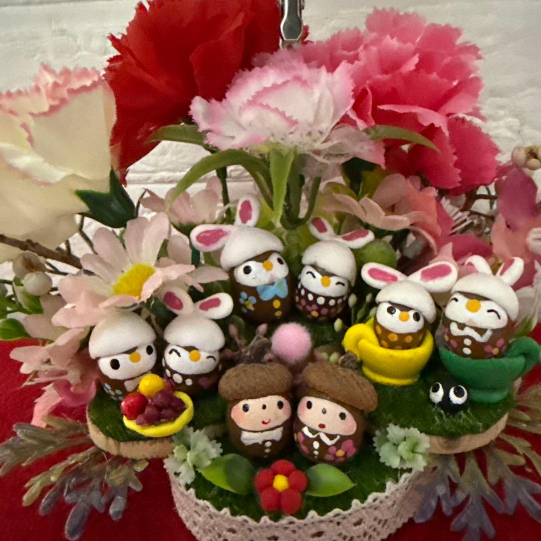 どんぐりアート♡メモスタンドオブジェ5点♡