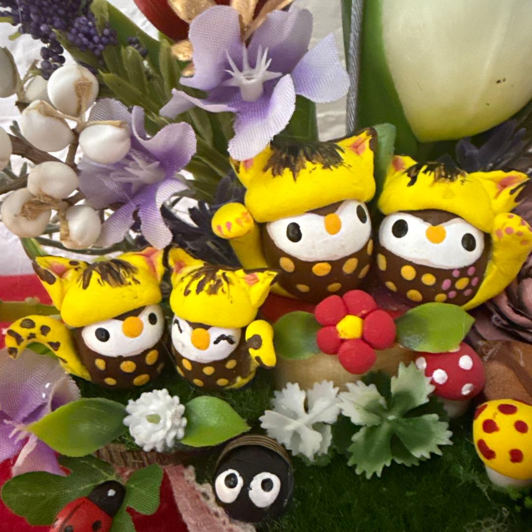 どんぐりアート♡メモスタンドオブジェ5点♡